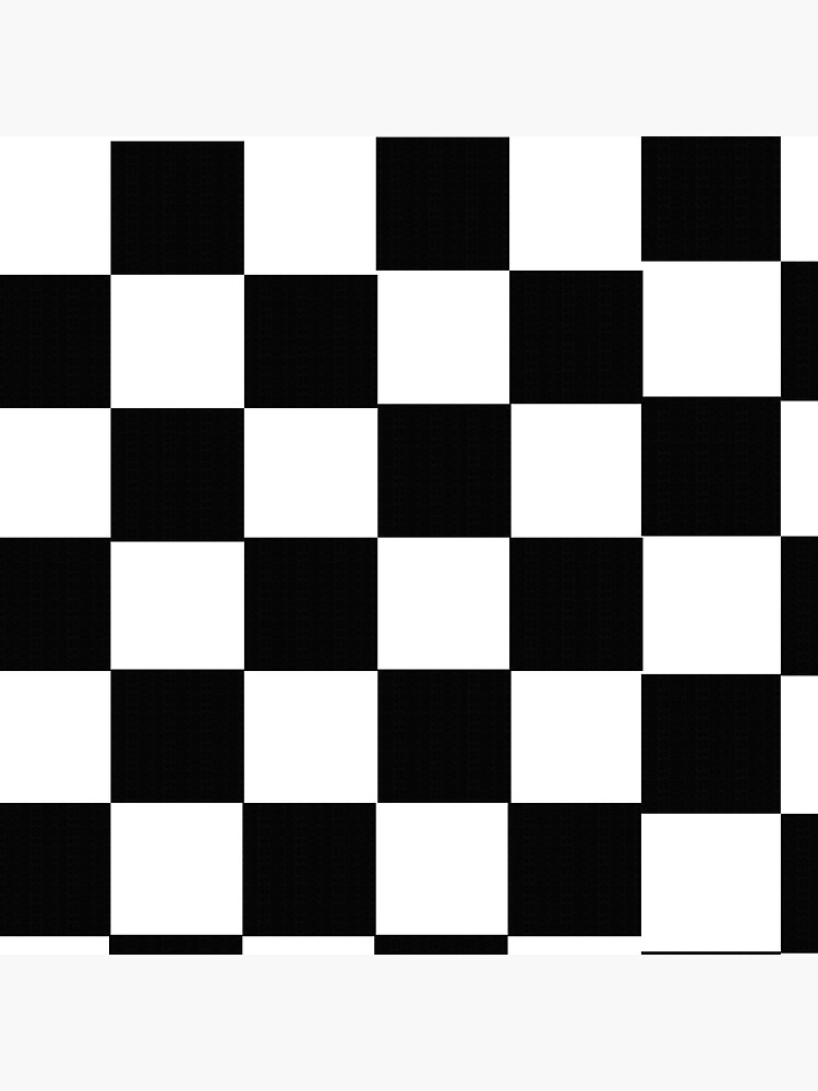 "black and white squares" Sticker for Sale by lllafarfalla Redbubble