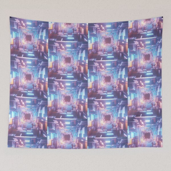 Item preview, Surreal Rooms in Blue designed and sold by OskiOnTour.