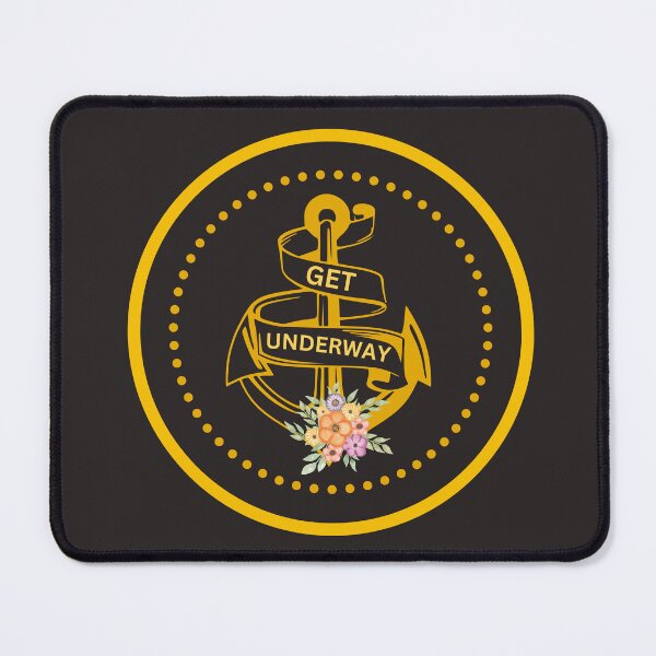 Item preview, Nautical quote floral anchor designed and sold by TheRightHonMP.