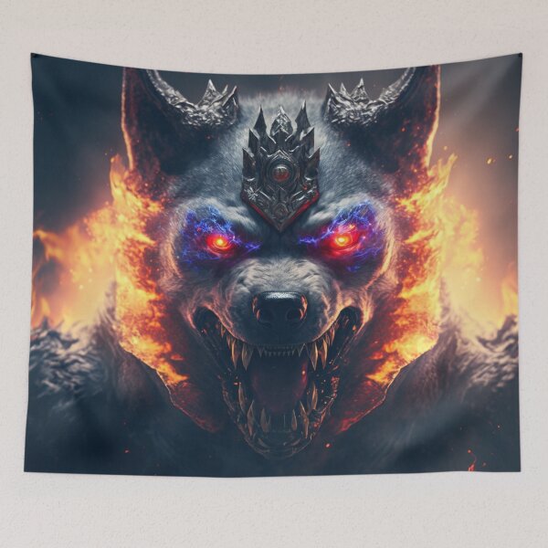 Item preview, Mythical Hell Hound designed and sold by letsgetinspired.