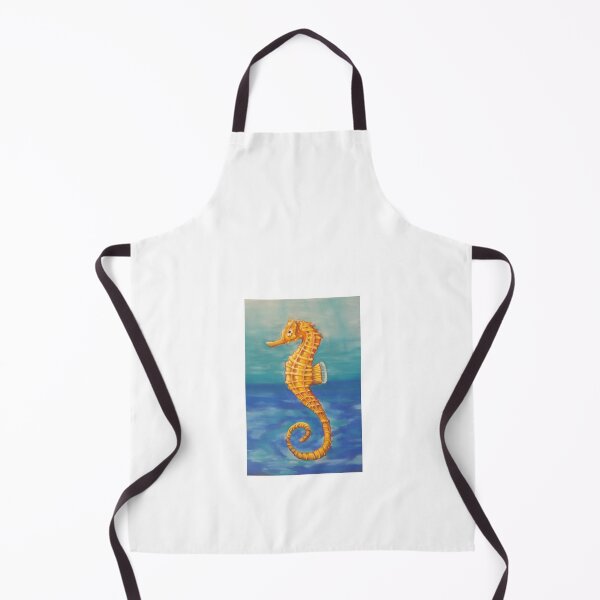 Item preview, Original pastel fantasy yellow seahorse designed and sold by ROXANEDS.