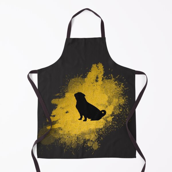 Item preview, Golden Splash Pug. Splash Pug. Watercolour Pug designed and sold by Doggymadness.