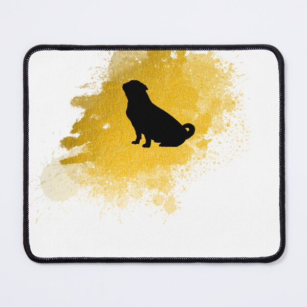 Item preview, Golden Splash Pug. Splash Pug. Watercolour Pug designed and sold by Doggymadness.