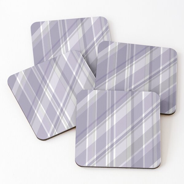 Item preview, Tartan - Diagonal Tartan Pastel Indigo designed and sold by Quooki.