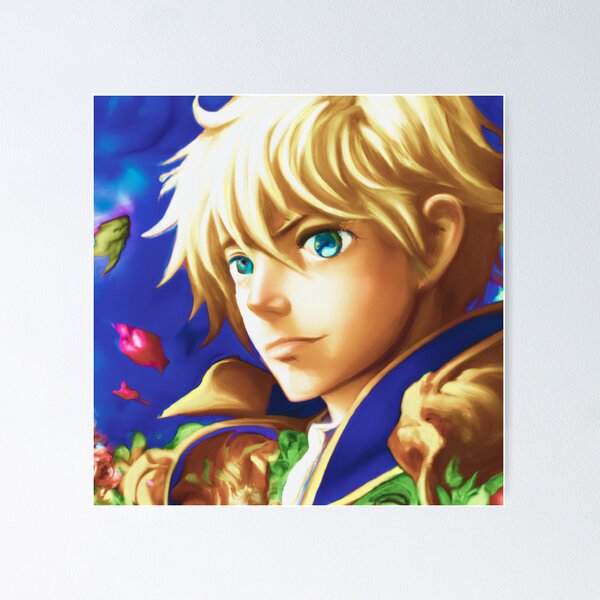 Item preview, Fairytale prince anime digital painting designed and sold by ACEGDesign.