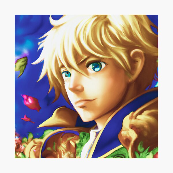 Item preview, Fairytale prince anime digital painting designed and sold by ACEGDesign.