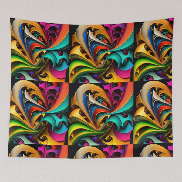 Item preview, Multicolored Abstract designed and sold by Oussamamehenni.