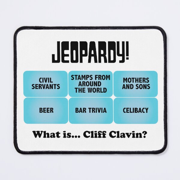 Item preview, Cliff Clavin Dream Jeopardy Board designed and sold by WNKYNCheersPod.