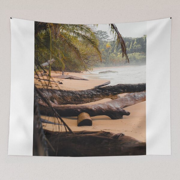 Item preview, Trees on a beach in Caribbean Panama designed and sold by photofelix-.