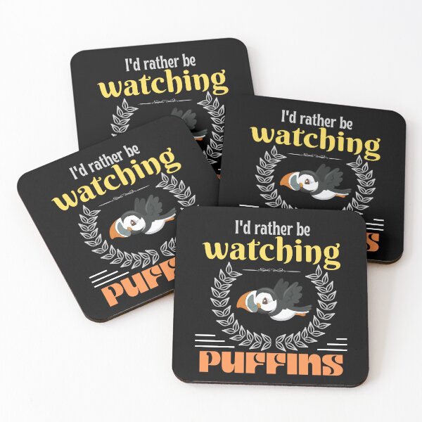 Item preview, i'd rather be watching puffins designed and sold by vidyaroul.