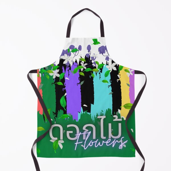 Item preview, The Flower Word With A Thai Script And With Colourful Fence Colours designed and sold by Hit Lang School.