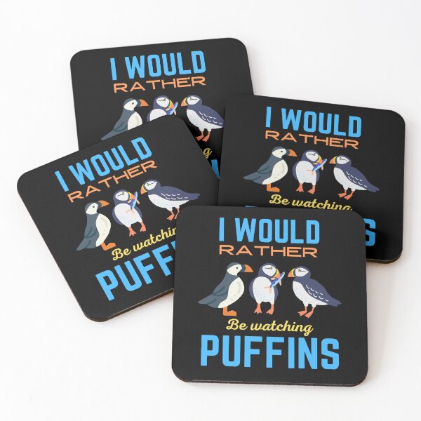 Item preview,   i'd rather be watching puffins designed and sold by vidyaroul.