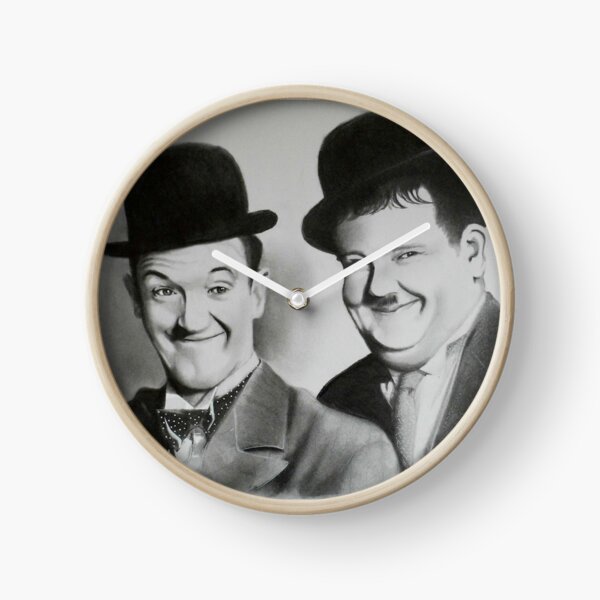 Laurel and hardy Clock