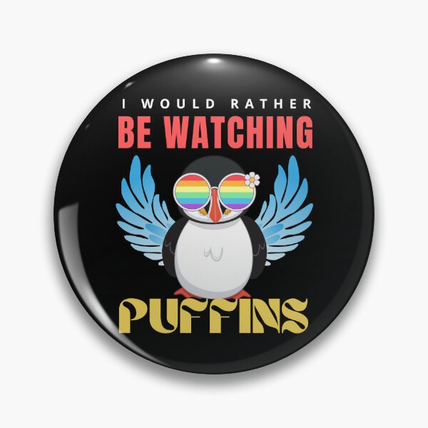 Item preview, i'd rather be watching puffins designed and sold by vidyaroul.