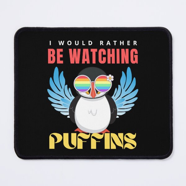 Item preview, i'd rather be watching puffins designed and sold by vidyaroul.