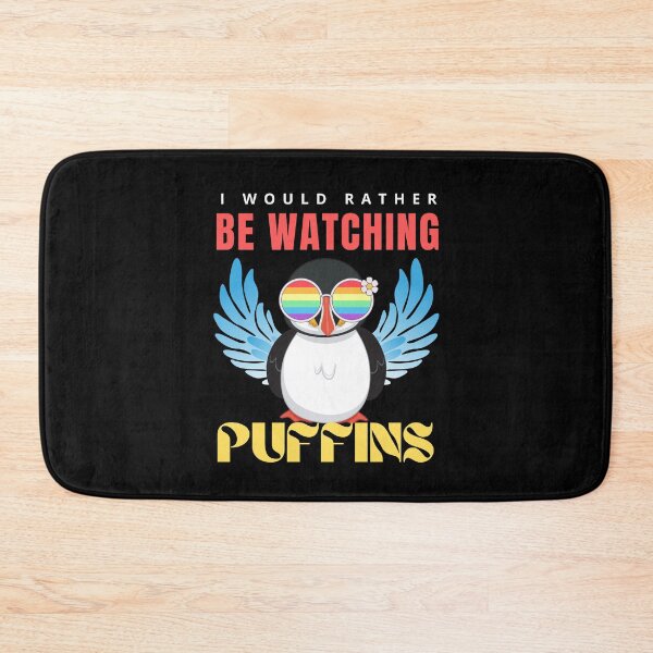 Item preview, i'd rather be watching puffins designed and sold by vidyaroul.