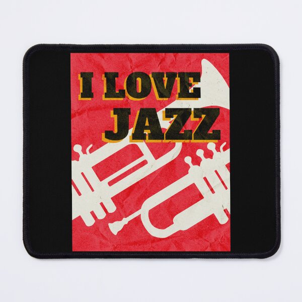 Item preview, I LOVE JAZZ DESIGN 02 RED designed and sold by philevera.