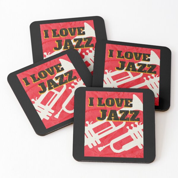 Item preview, I LOVE JAZZ DESIGN 02 RED designed and sold by philevera.