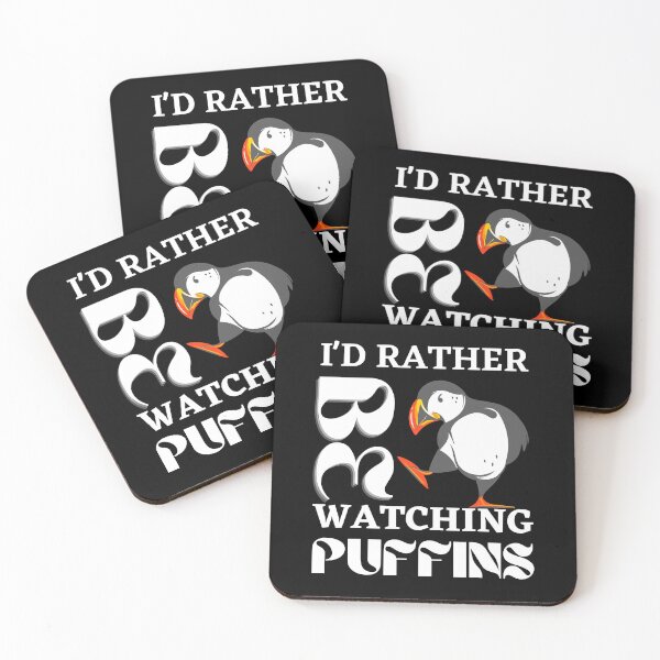 Item preview, i'd rather be watching puffins designed and sold by vidyaroul.