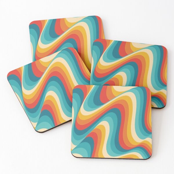 Item preview, rainbow wave designed and sold by DesignbyTaffy.