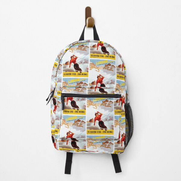 Item preview, Ski Italy vintage Limone Piemonte Italian travel ad designed and sold by aapshop.