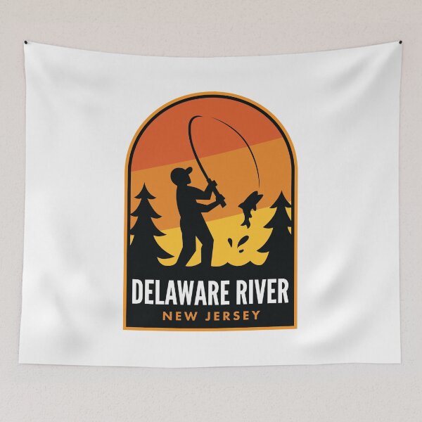 Item preview, Delaware River New Jersey Fishing designed and sold by HalpinDesign.