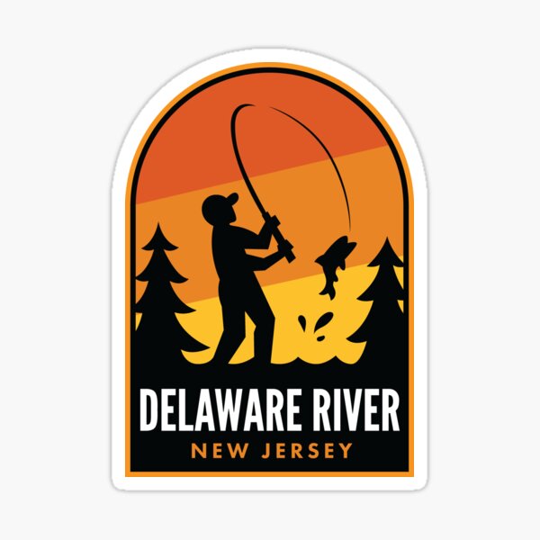 Item preview, Delaware River New Jersey Fishing designed and sold by HalpinDesign.