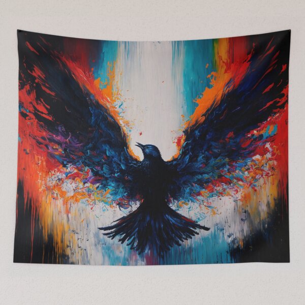 Item preview, Black-winged bird  designed and sold by Left-Hand-Tree.