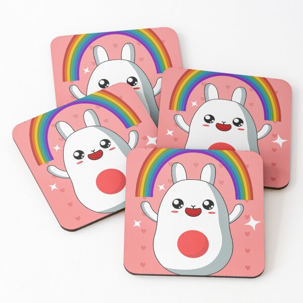 Item preview, rainbow rabbit designed and sold by likbatonboot.