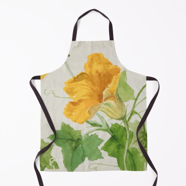 Item preview, Squash Flower Vintage Botanical Watercolor designed and sold by Natural History Prints.