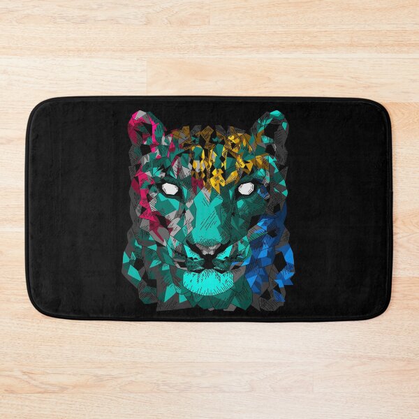 Item preview, Neon abstract colorful snow leopard designed and sold by Bcolors.