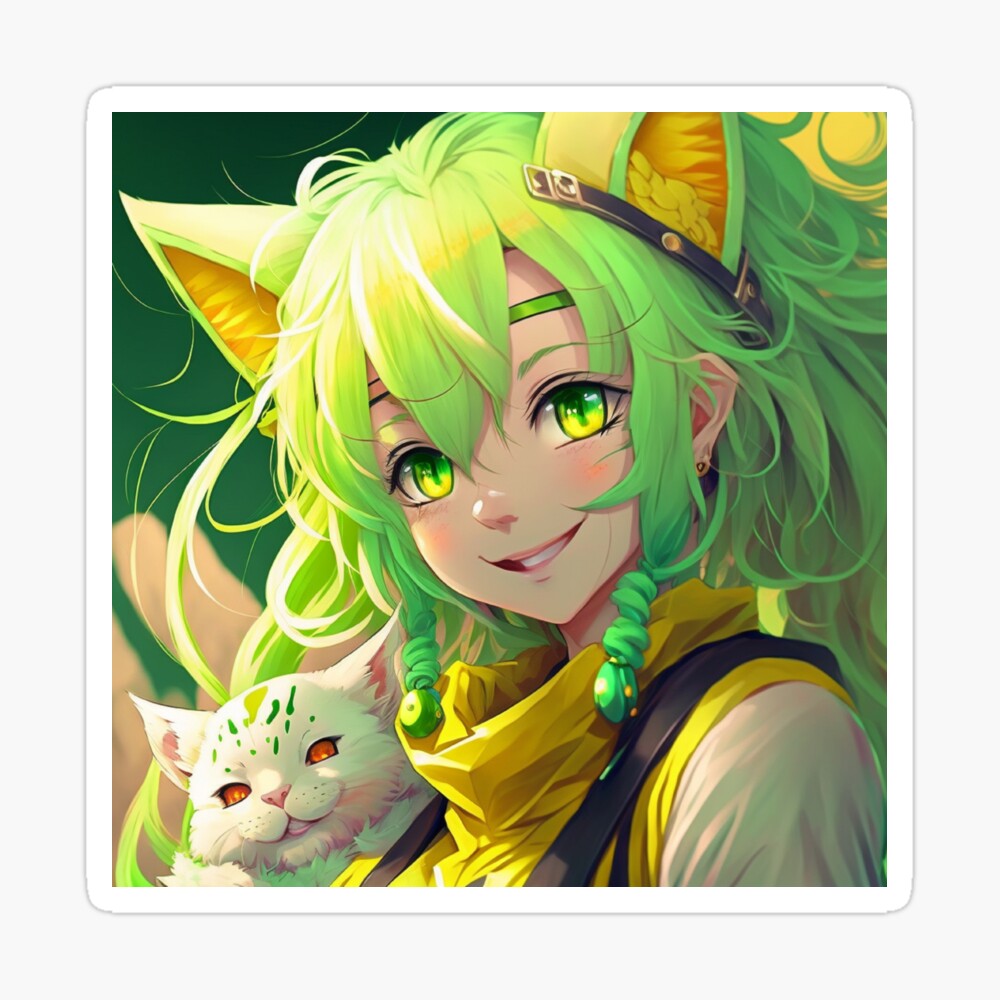 Share 144+ green hair anime girls - in.eteachers