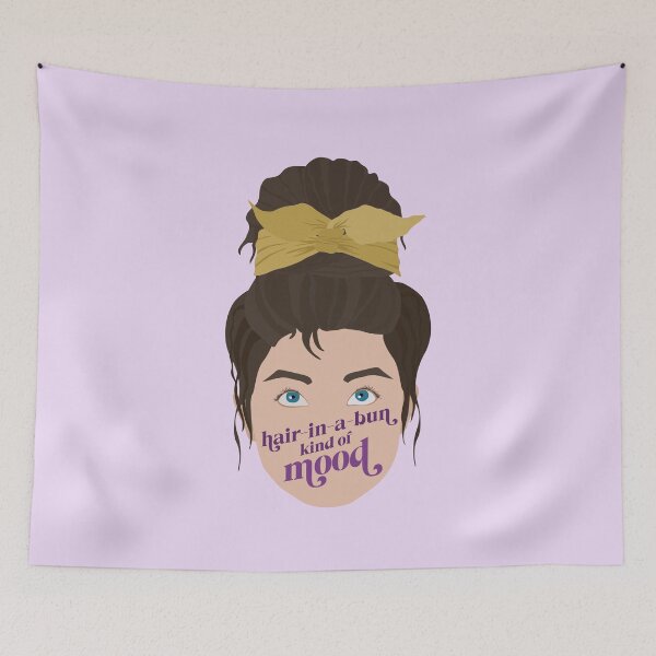 Item preview, Hair In a Bun Kind of Mood Yellow Women Empowerment designed and sold by dailycake.