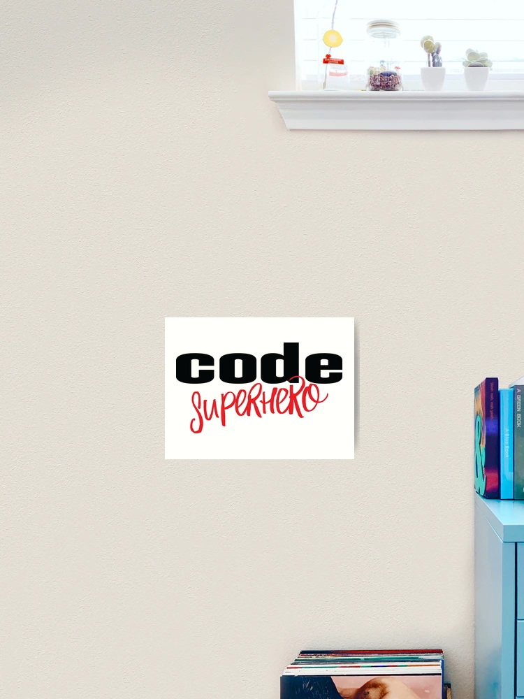 Thumbnail 2 von 3, Kunstdruck, Code-Superheld designt und verkauft von ProjectRobotics.