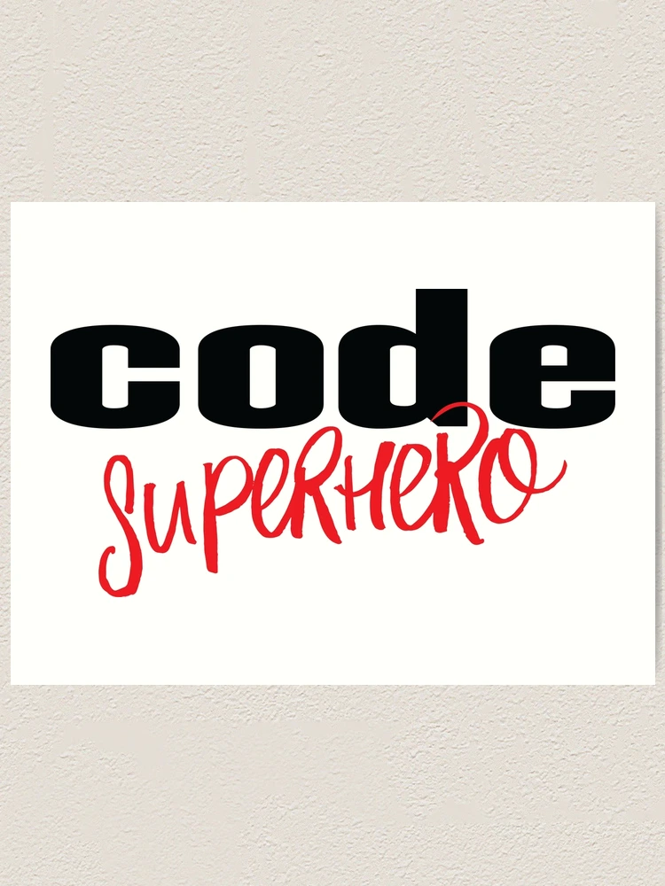 Thumbnail 1 von 3, Kunstdruck, Code-Superheld designt und verkauft von ProjectRobotics.