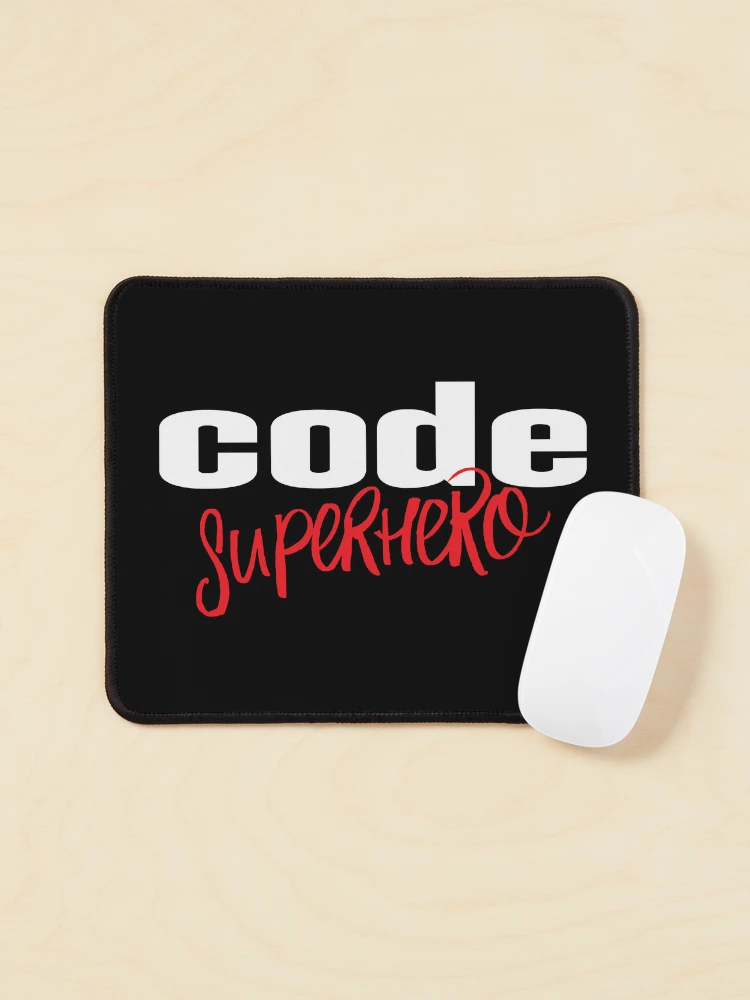 Thumbnail 1 of 5, Mouse Pad, Code Superhero designed and sold by ProjectRobotics.