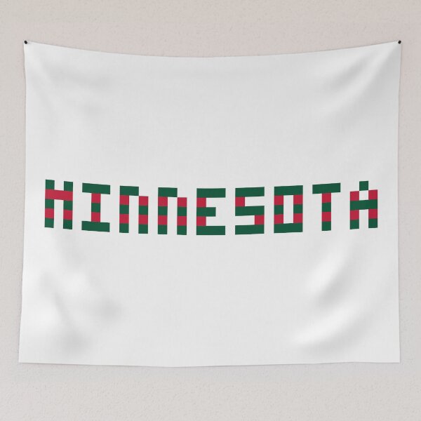 Item preview, Pixel NHL Minnesota in Away Colors designed and sold by gkillerb.