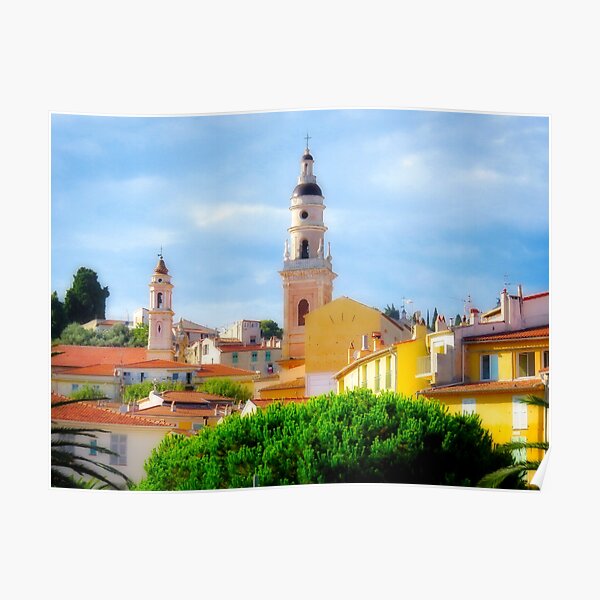 MERVEILLES DE FRANCE - Menton 2 Poster