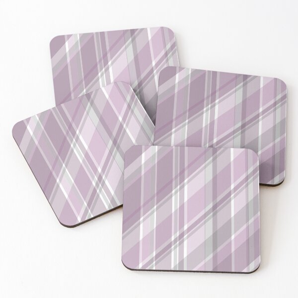 Item preview, Tartan - Diagonal Tartan Pastel Violet designed and sold by Quooki.