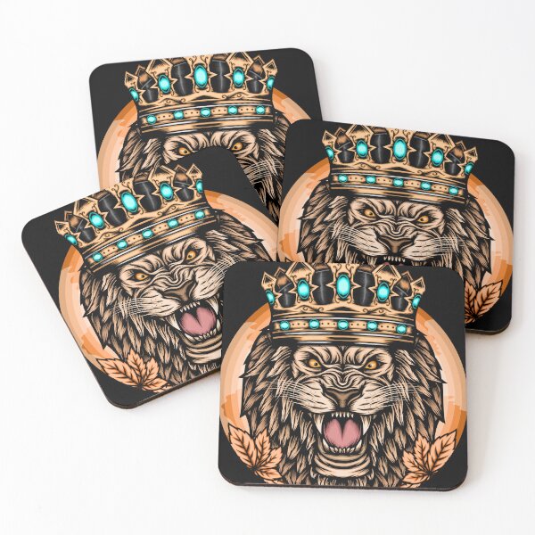 Item preview, Roaring lion with crown designed and sold by WODEXZ.