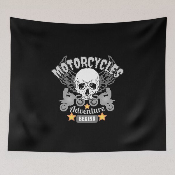 Item preview, Motorcycles Adventure Begins designed and sold by Joy Poddar.