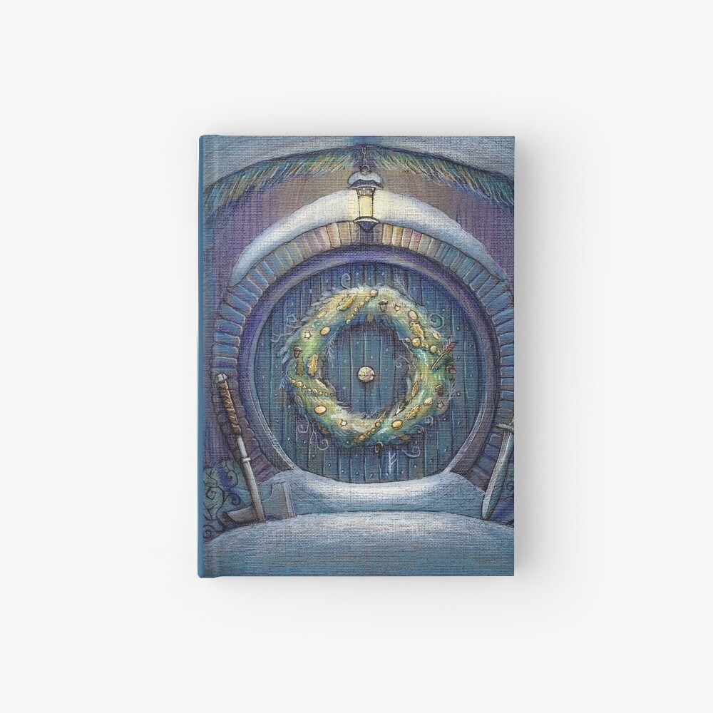 Tolkien Fantasy Christmas Card Hardcover Journal
