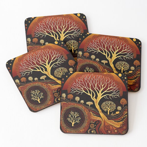 Item preview, Aboriginal Landscape designed and sold by Desert  Palette.