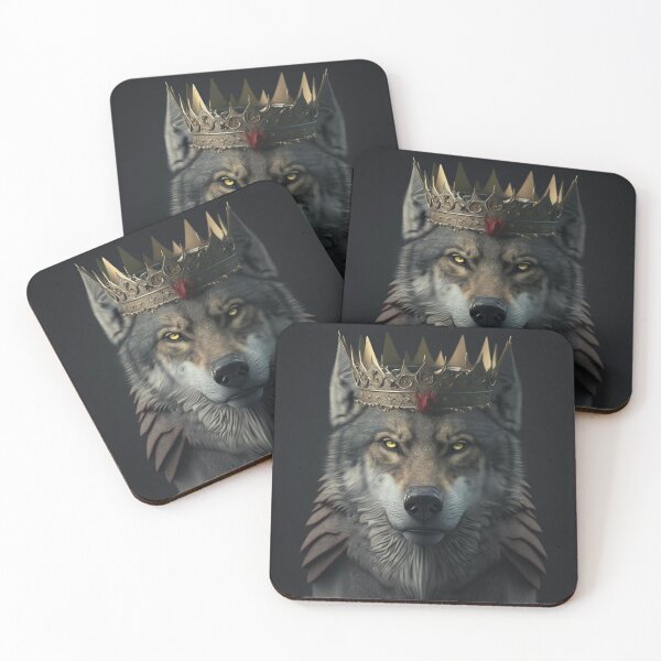 Item preview, Wolf, crown and evil designed and sold by Shagrah.