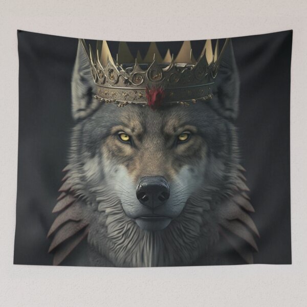Item preview, Wolf, crown and evil designed and sold by Shagrah.