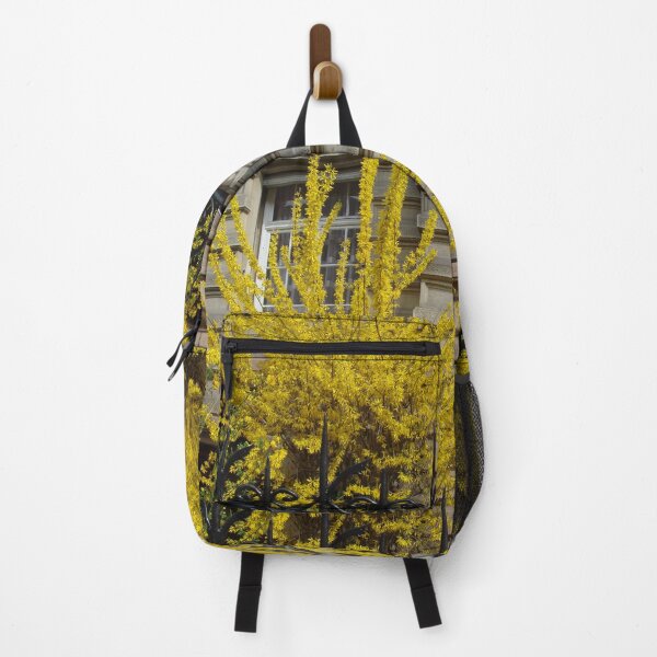 Item preview, yellow fosithia branches on the bush // designed and sold by Lillrose.