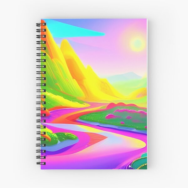 Item preview, Colorful surreal landscapes scenery with vibrant colors 36 designed and sold by vishalraifx.