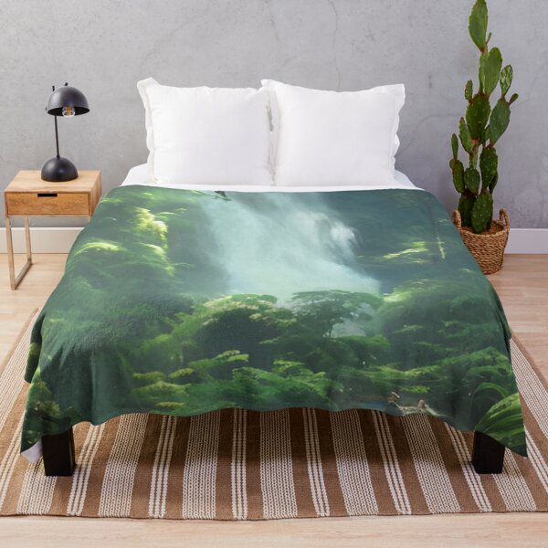 Item preview, Crystal Clear Waterfalls in a Forest designed and sold by Trendy-Now.