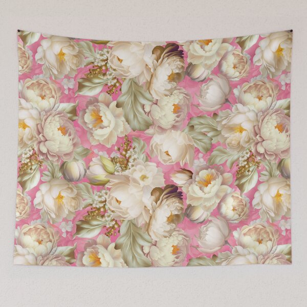 Item preview, Baroque Hand Painted Vintage Flower Botanical Garden Nightgarden designed and sold by UtArt.