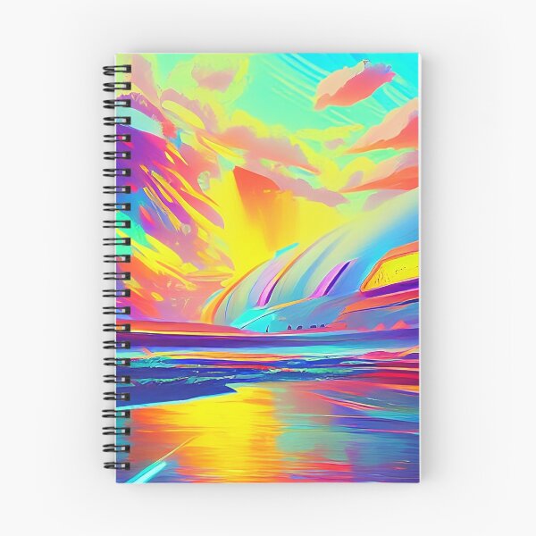 Item preview, Colorful surreal landscapes scenery with vibrant colors 37 designed and sold by vishalraifx.